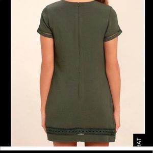 Lulu's Dresses - Olive Green Dress Lulu's Dresses - Olive Green Dress